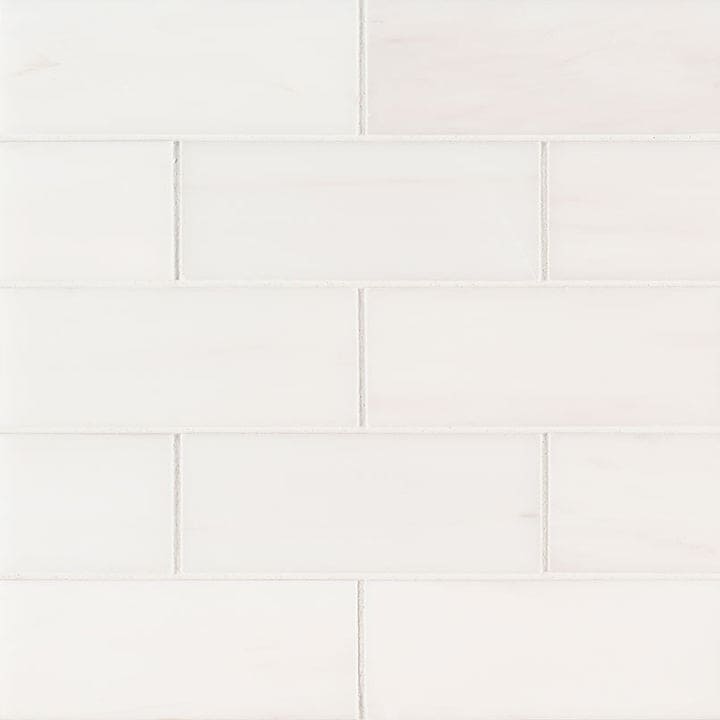 MS International Natural Stone Marble 3" x 6" Bianco Dolomite