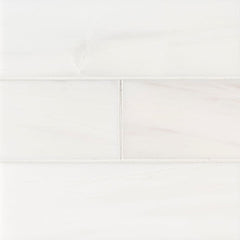 MS International Natural Stone Marble 4" x 12" Polished Bianco Dolomite