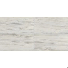 American Olean Ideology 12" X 24" Polished Calacatta Grey