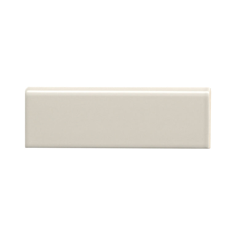 Emser Catch 2" x 6" Bullnose Glossy Fawn