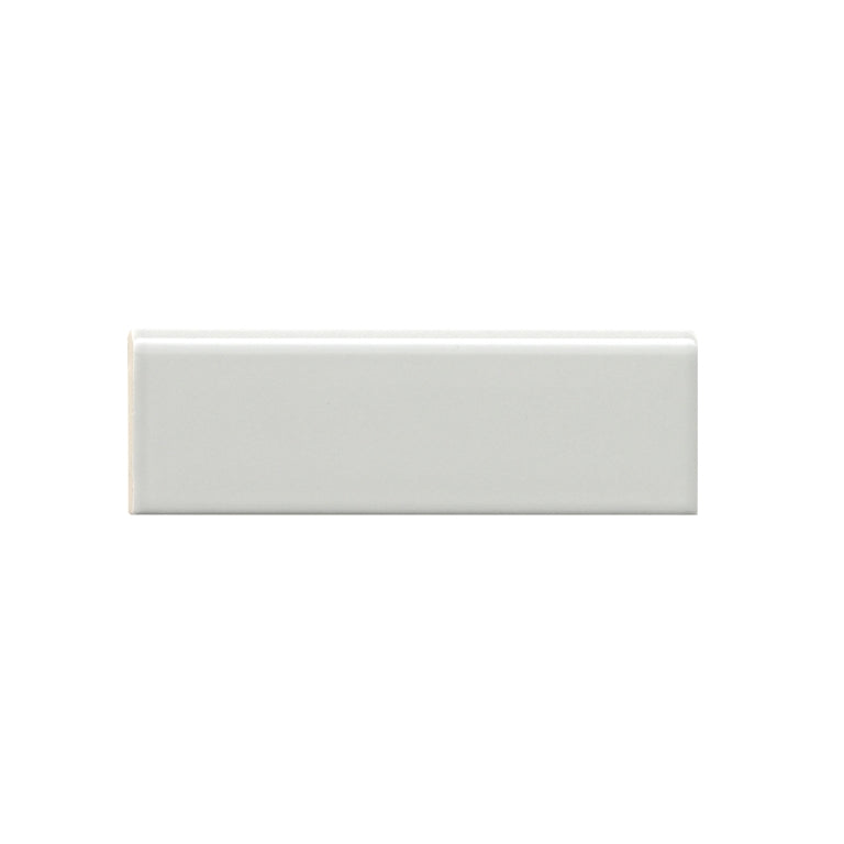 Emser Catch 2" x 6" Bullnose Glossy Gray