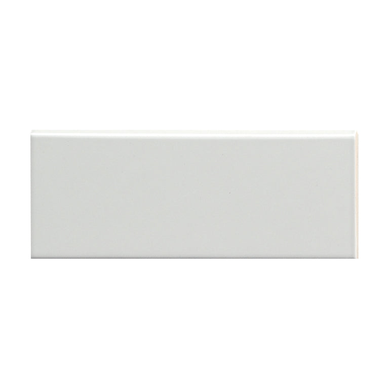 Emser Catch 4" x 10" Bullnose Glossy Gray 
