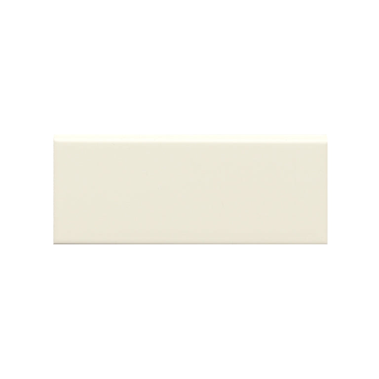 Emser Catch 4" x 10" Bullnose Matte Ivory 