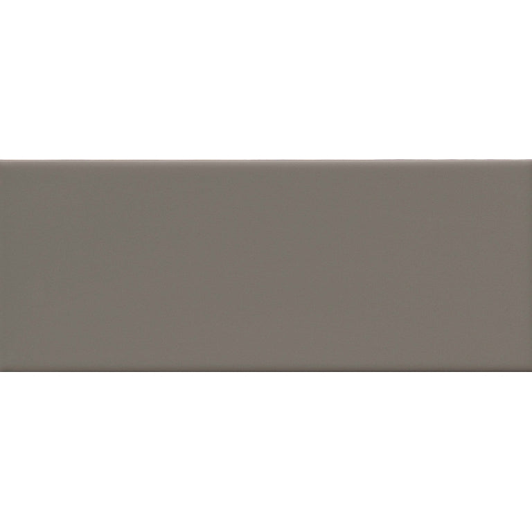 Emser Catch 4" x 10" Bullnose Glossy Taupe 