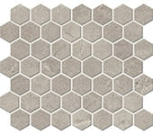 American Olean Primstone 1.5"  Hexagon Mosaic Ash