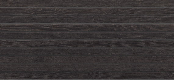 American Olean Debonair Estate 12" X 24" Stacked Mosaic 1" X 24" Ebony