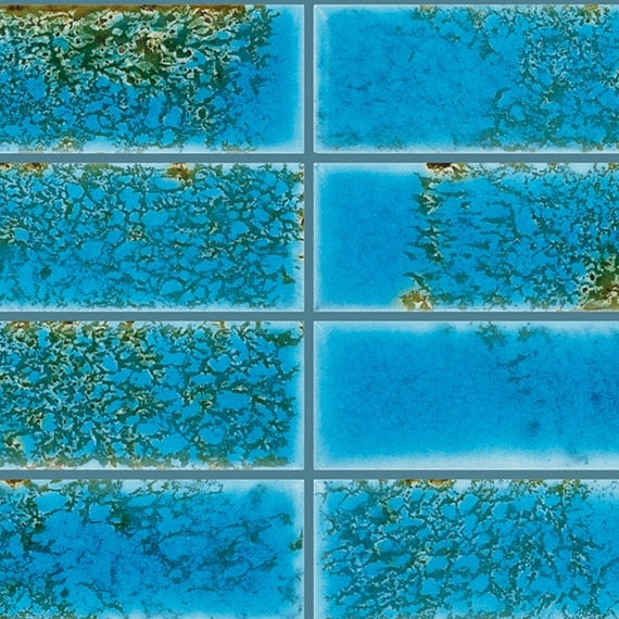 Daltile Stare Fyre 8" X 24" Aquamarine Blue