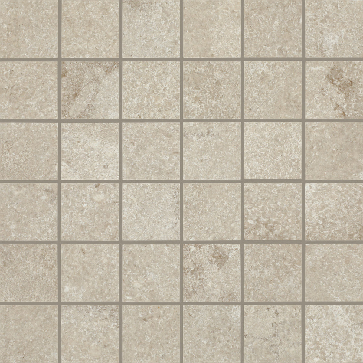 Daltile Haddonstone 2" x 2" Straight Joint Stepwise Mosaic 12" x 12" Matte Dawn