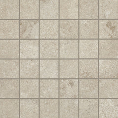 Daltile Haddonstone 2" x 2" Straight Joint Stepwise Mosaic 12" x 12" Matte Dawn