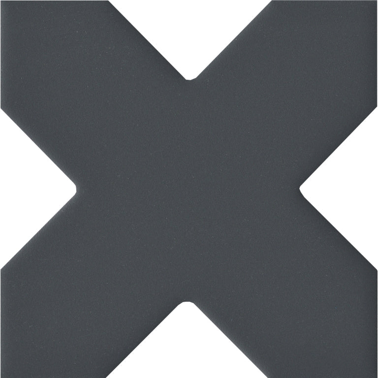 Emser Eclissi 5" x 5" Cross Matte Jet