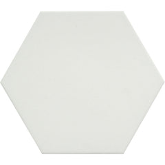 Emser Eclissi 8" x 9" Hexagon Matte White