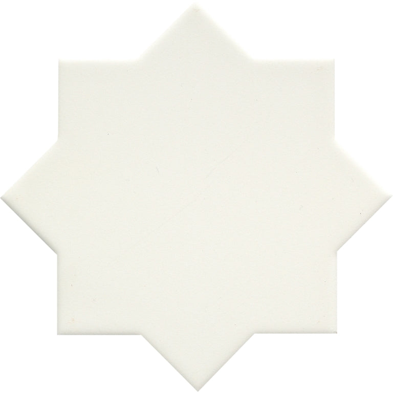 Emser Eclissi 5" x 5" Star Matte White