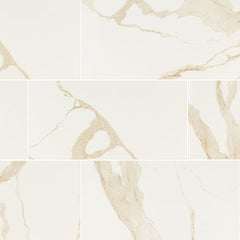 MS International Eden 12" x 24" Polished Calacatta
