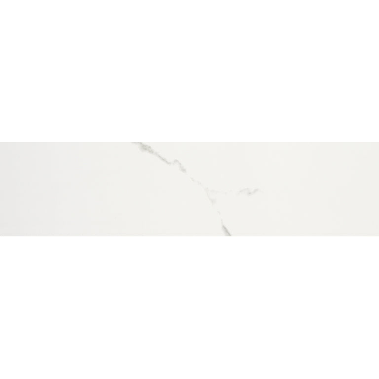 Emser Sculpture 3" x 12" Bullnose Matte White 