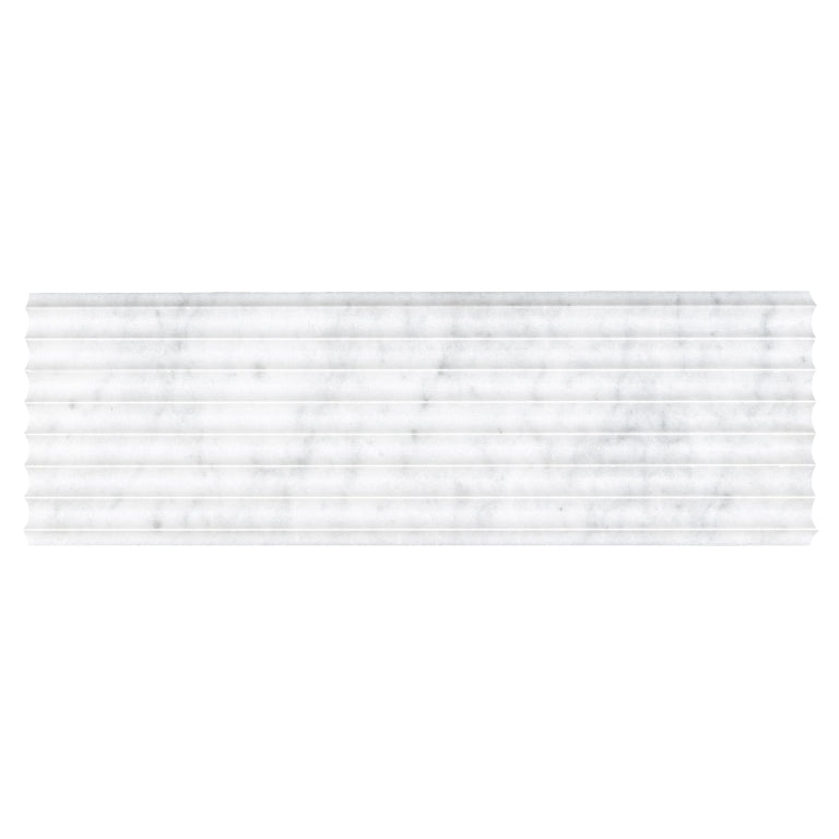 Emser Flutique 12" x 36" Honed Nave Alba