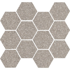 Emser Fragmento 10" x 12" Hexagon Mosaic 3" Matte Sm Fawn
