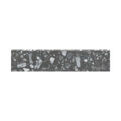 Emser Fragmento 3" x 12" Large Bullnose Matte Black