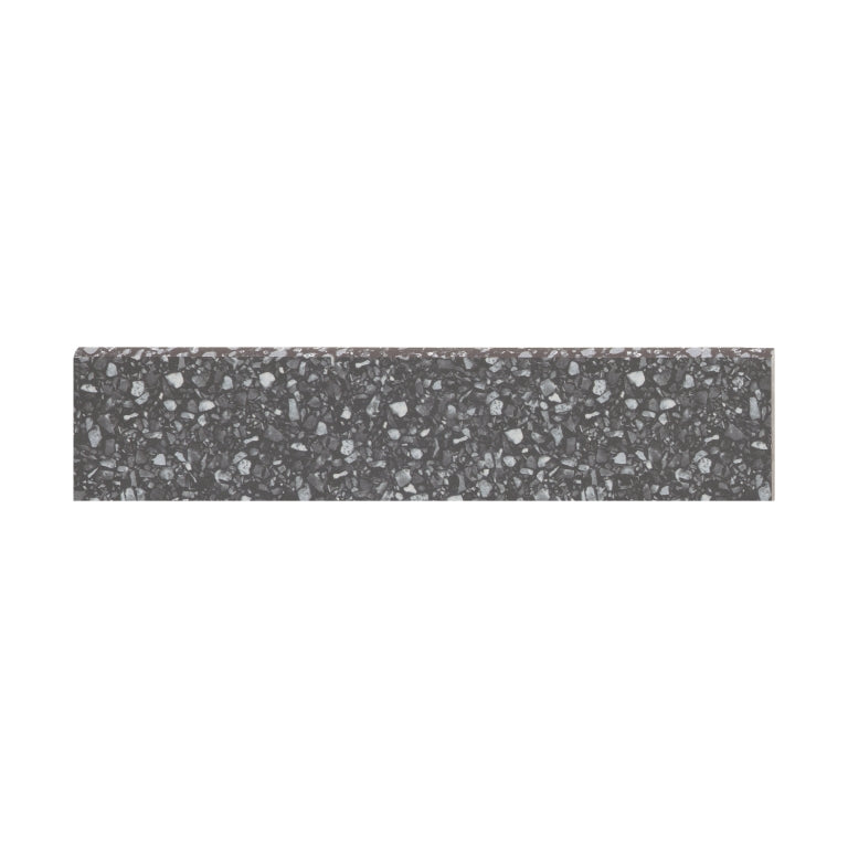 Emser Fragmento 3" x 12" Small Bullnose Matte Black