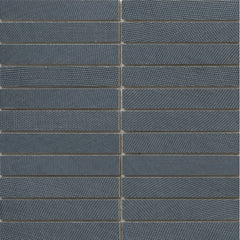 Emser Genesis 1" x 6" Stacked Mosaic 12" x 12" Matte  Denim