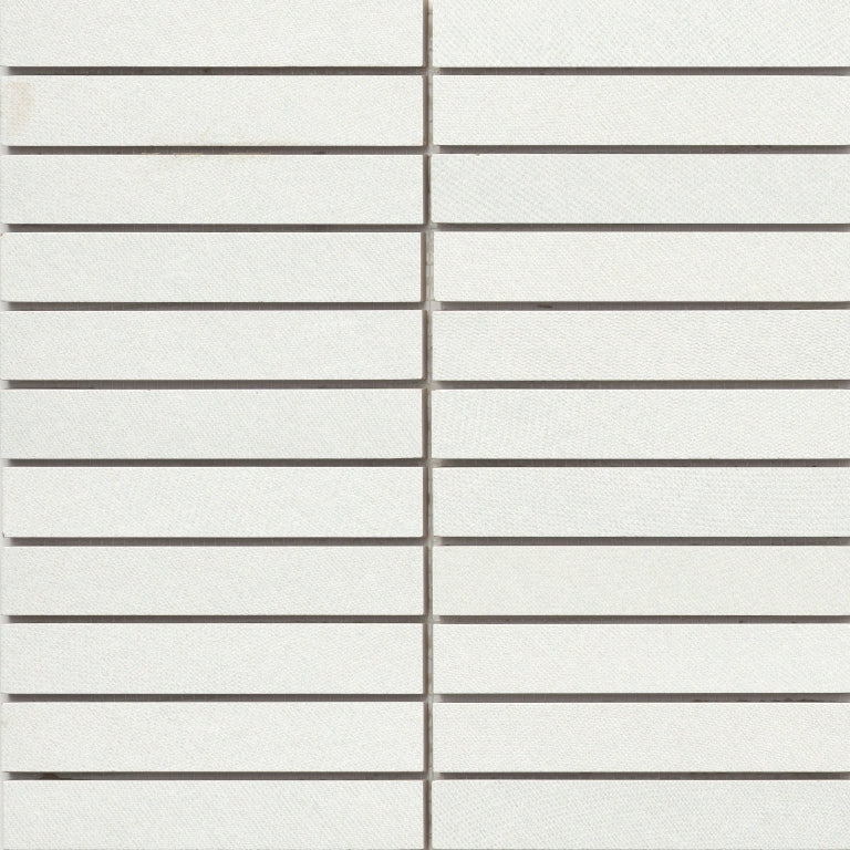 Emser Genesis 1" x 6" Stacked Mosaic 12" x 12" Matte  White