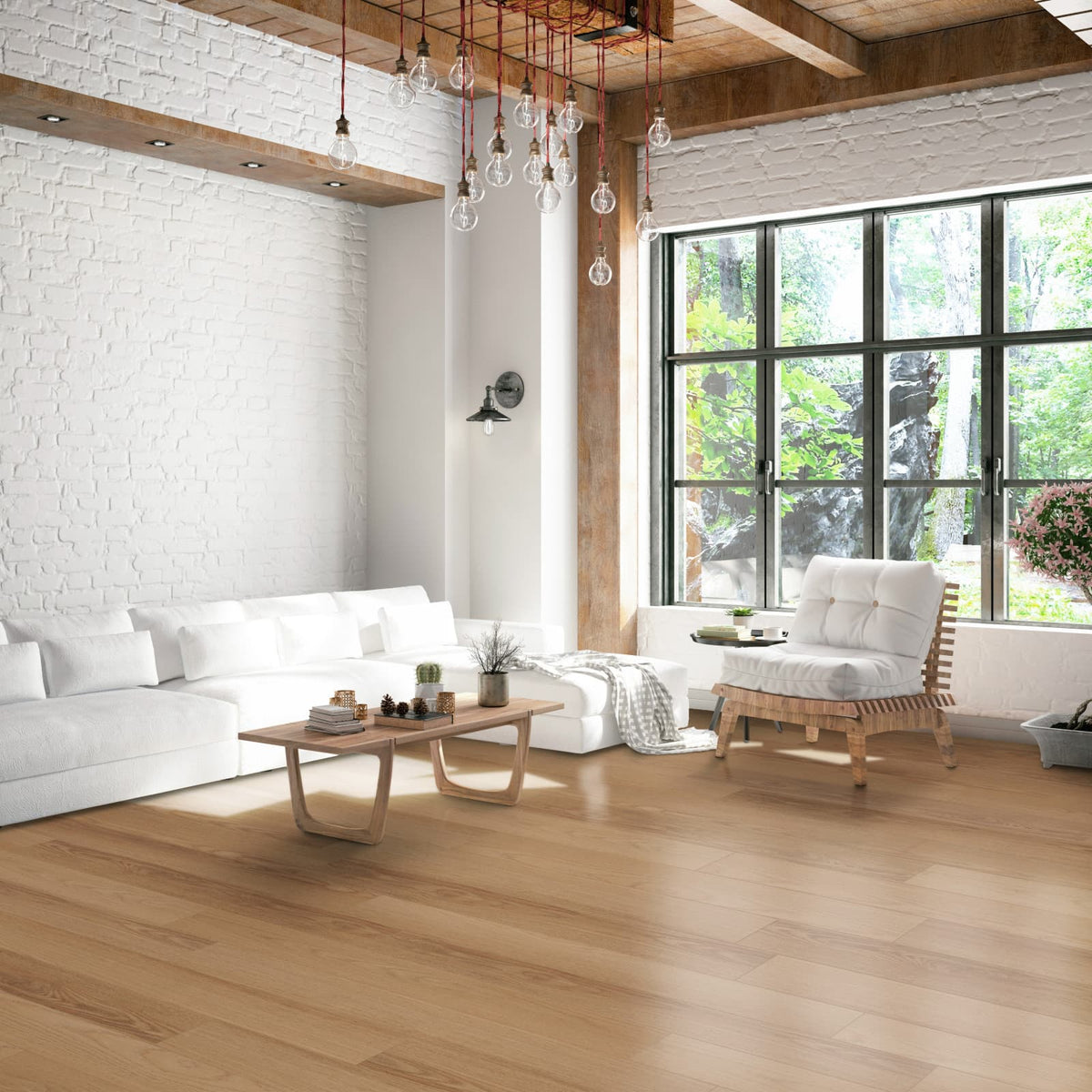 Cali Floors Trestles 7" x 48" Honey Beam
