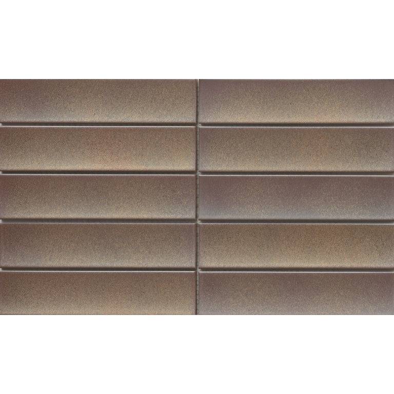 Emser Kaizen 2" x 8" Stacked Mosiac 9" x 15" Satin  Copper