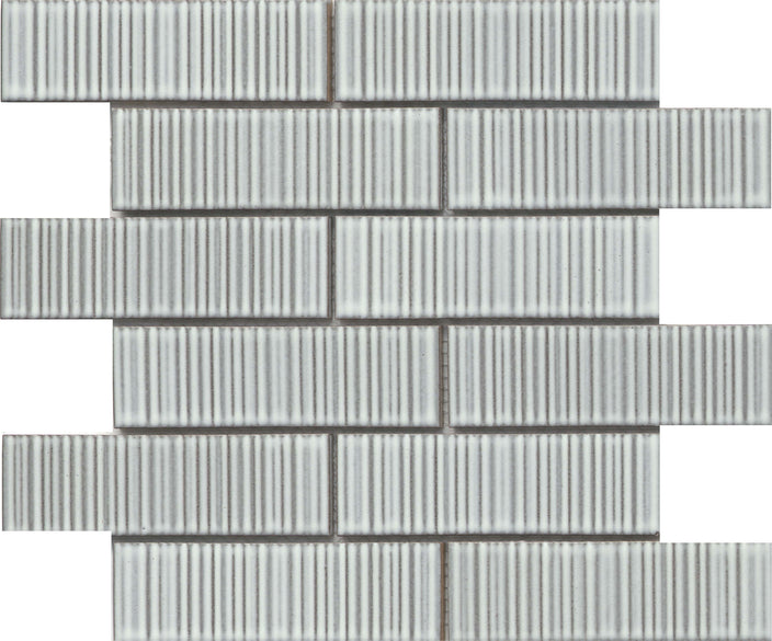 Emser Ornami 11"x12" Mosaic 2"X6" Polished Foil