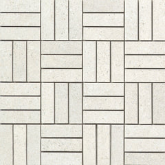 Emser Lunara 1" x 3" Hatch Mosaic 12" x 12" Honed  Alcor