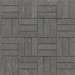 Emser Lunara 1" x 3" Hatch Mosaic 12" x 12" Honed  Vega
