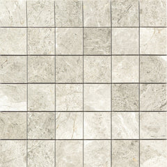 Emser Tundra 2" x 2" Mosaic 12" x 12" Polished  Gray 