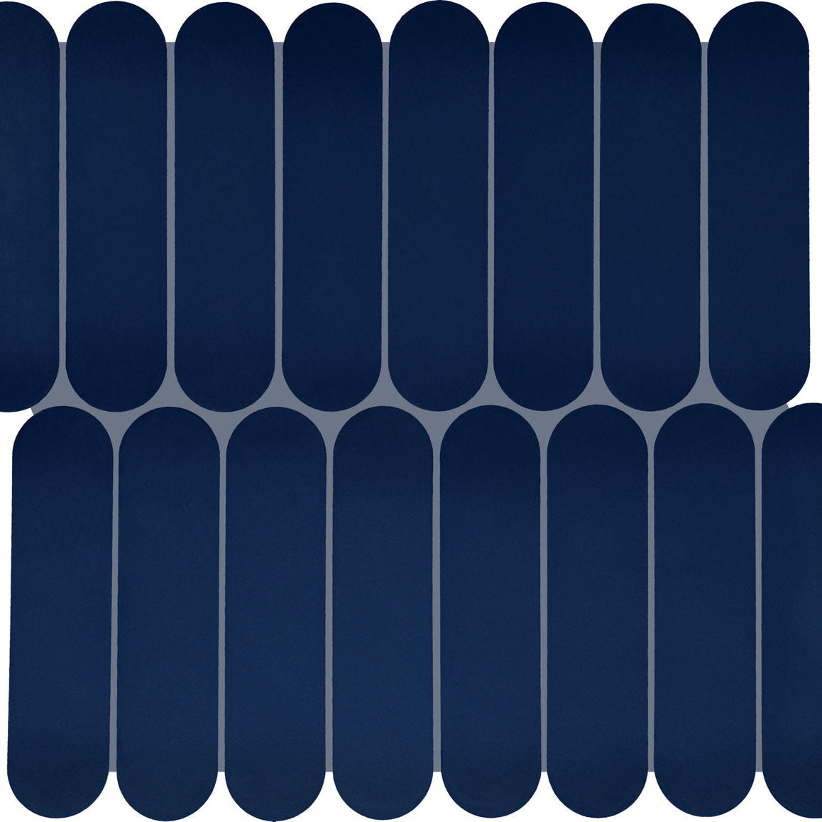 Daltile Artefino Element 5.5" x 6" Capsule Mosaic 13" x 12" Navy
