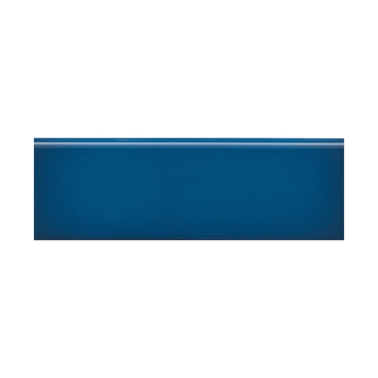 Emser Ombre 4" x 12" Bullnose Glossy Blue