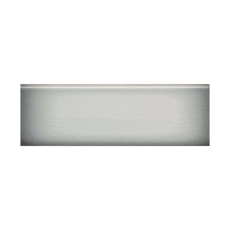 Emser Ombre 4" x 12" Bullnose Glossy Silver