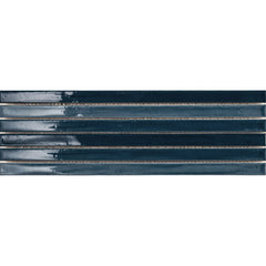 Emser Paralline 1" x 18" Stacked Mosaic 5" x 18" Glossy  Denim