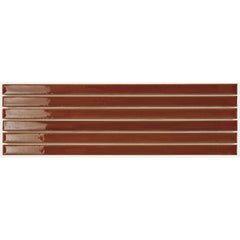 Emser Paralline 1" x 18" Stacked Mosaic 5" x 18" Glossy  Ochre