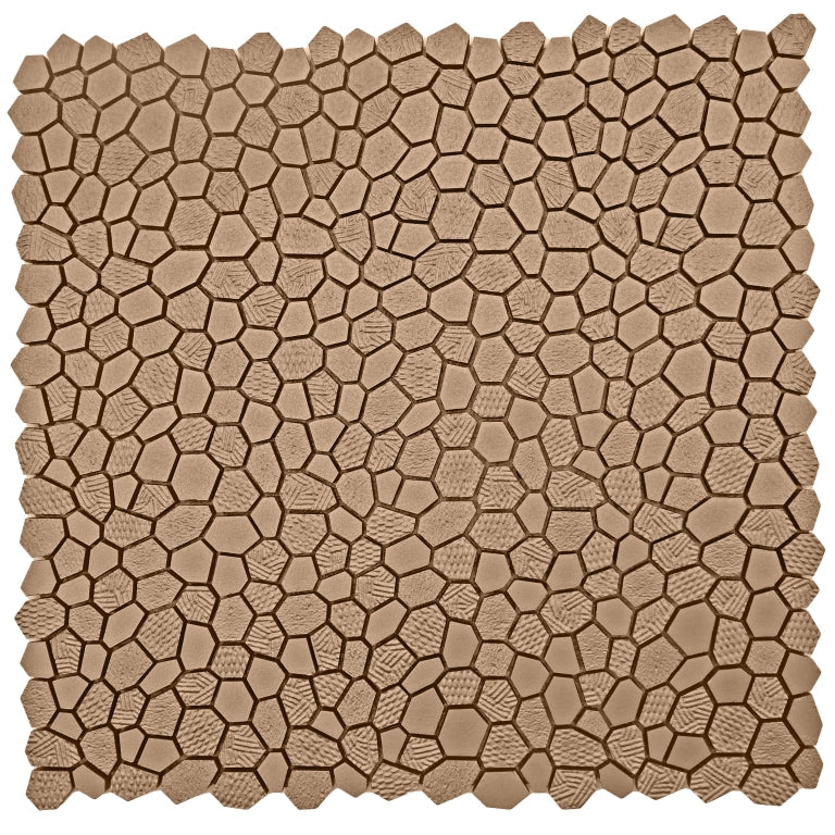 Emser Revify 11" x 12" Dot Mosaic Matte Bronze 