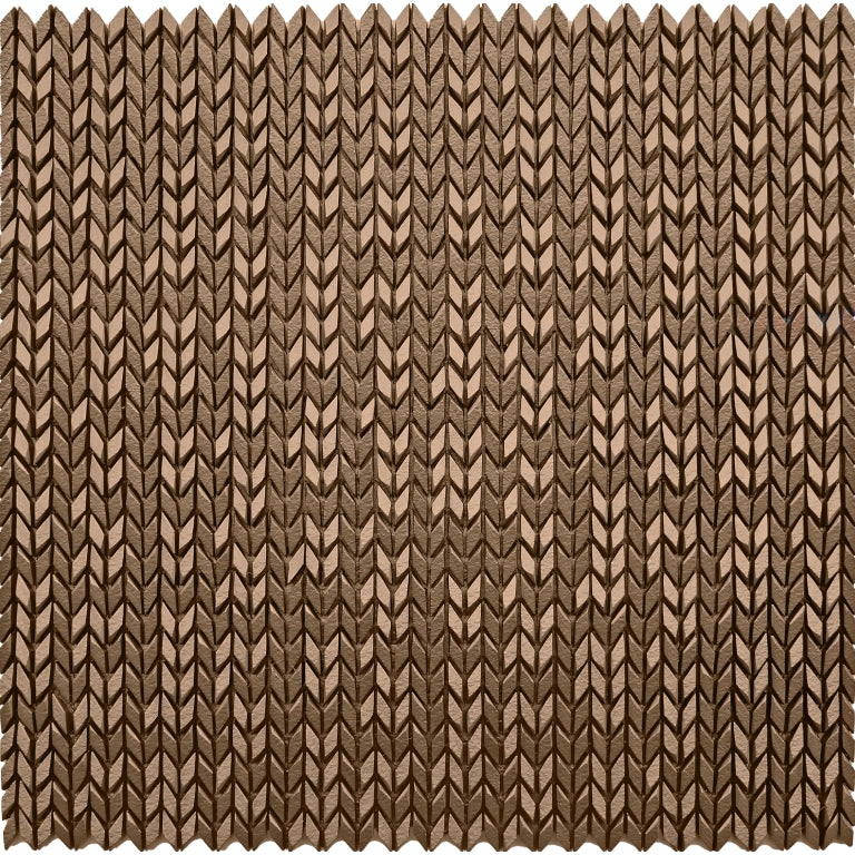 Emser Revify 0.1" x 0.6" Weave Mosaic 12" x 12" Matte Bronze 