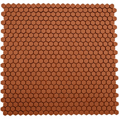 Emser Revify 0.4" x 0.5" Mosaic 11" x 11" Matte Copper 
