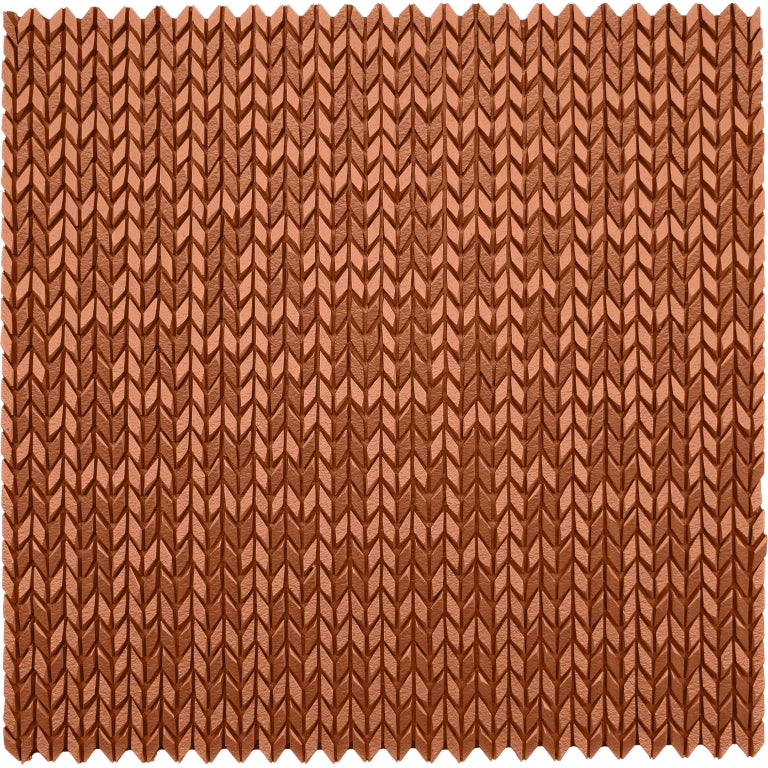 Emser Revify 0.1" x 0.6" Weave Mosaic 12" x 12" Matte Copper 