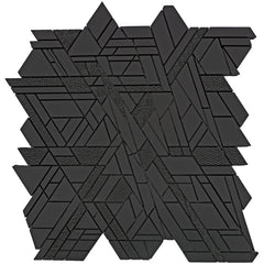 Emser Revify 10" x 11" Edge Mosaic Matte Nero 