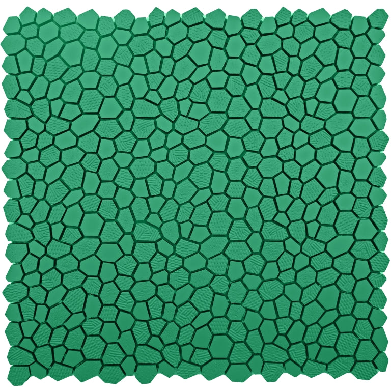 Emser Revify 11" x 12" Dot Mosaic Matte Forest 