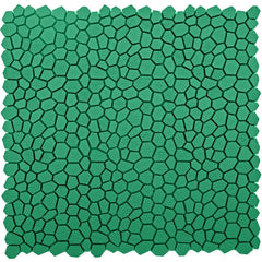 Emser Revify 11" x 12" Dot Mosaic Matte Forest 