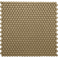 Emser Revify 0.4" x 0.5" Mosaic 11" x 11" Matte Gold 