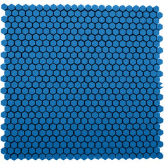Emser Revify 0.4" x 0.5" Mosaic 11" x 11" Matte Marine 