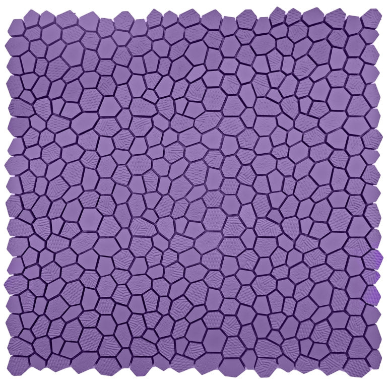 Emser Revify 11" x 12" Dot Mosaic Matte Violet 