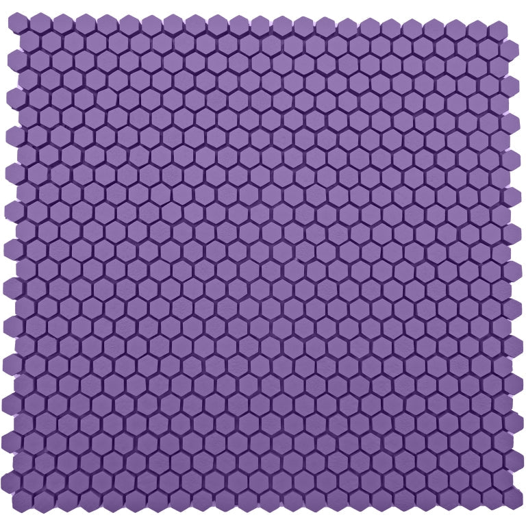 Emser Revify 0.4" x 0.5" Mosaic 11" x 11" Matte Violet 