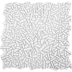Emser Revify 11" x 12" Form Mosaic Matte White 