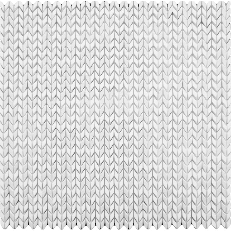 Emser Revify 0.1" x 0.6" Weave Mosaic 12" x 12" Matte White 