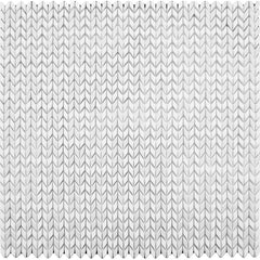 Emser Revify 0.1" x 0.6" Weave Mosaic 12" x 12" Matte White 