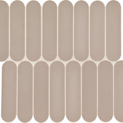 Daltile Artefino Element 5.5" x 6" Capsule Mosaic 13" x 12" Sand